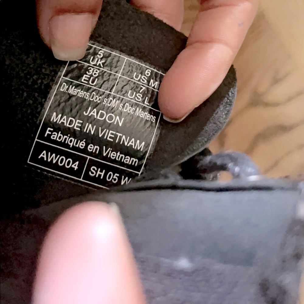 Dr. Martens Jadon Boot/ BLK size 6M